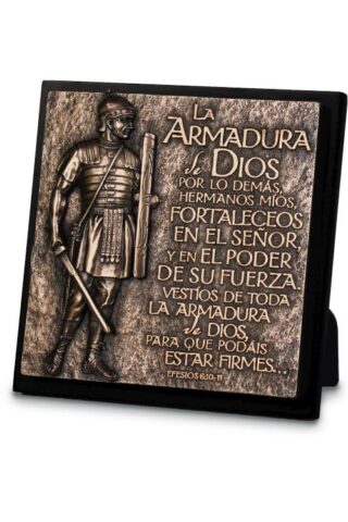 667665179726 Armor Of God Square Sculpture (Plaque)