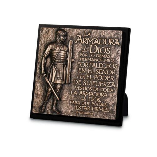 667665179726 Armor Of God Square Sculpture (Plaque)