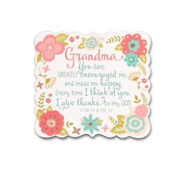 667665602316 Flowers For You Grandma (Magnet)