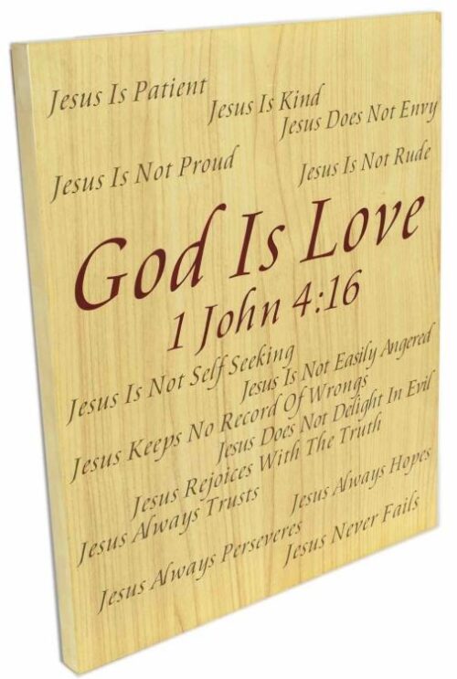 6688290041688 God Is Love (Plaque)