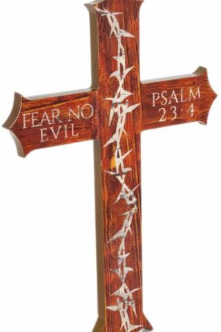 6688552023476 Thorn Cross Fear No Evil Wood