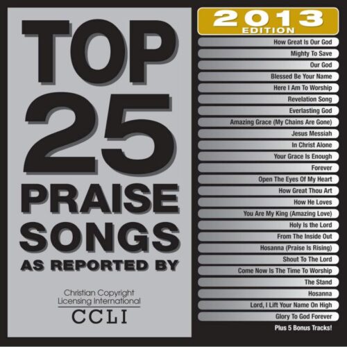 738597213120 Top 25 Praise Songs 2013 Edition