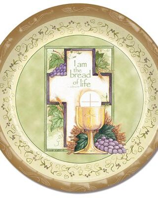 759830222440 1st Communion Bread Of Life Dinner Plates