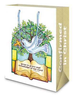 759830222525 Confirmation Dove Gift Bag