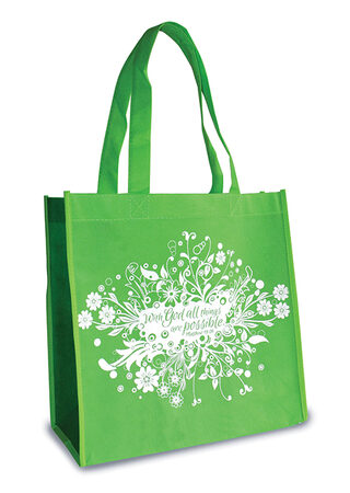 759830227315 All Things Are Possible Eco Tote