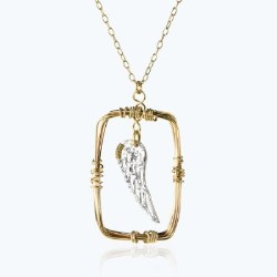 780308980678 Rectangle Framed Angel Wing