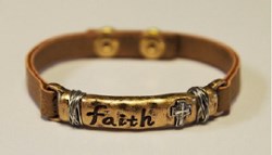 780308983860 Faith Cross Snap (Bracelet/Wristband)