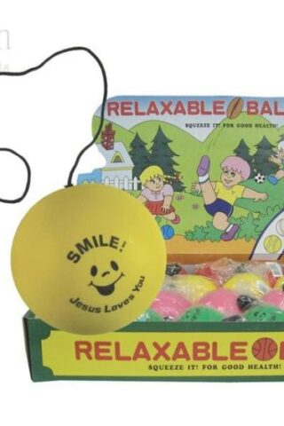 788200522972 Smile Jesus Loves You Relaxable Ball