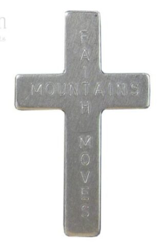 788200566976 Faith Moves Mountains Pocket Cross With Card