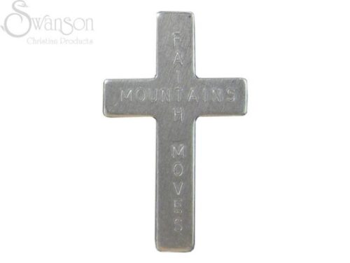 788200566976 Faith Moves Mountains Pocket Cross With Card