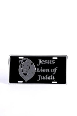 788200876464 Jesus Lion Of Judah Deluxe License Plate