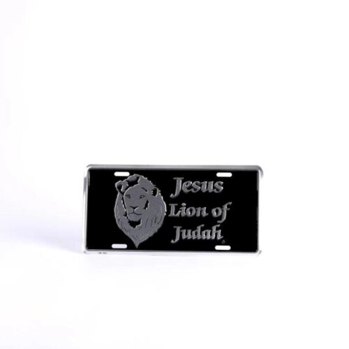 788200876464 Jesus Lion Of Judah Deluxe License Plate