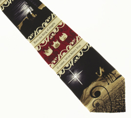 796736089050 Let Us Adore Him Silk Necktie (Tie)