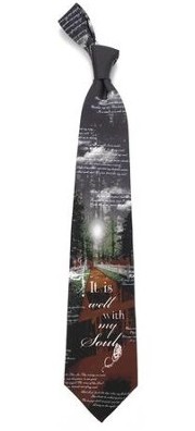 796736090308 It Is Well With My Soul Silk Tie