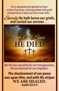 815404019455 Died For Our Sins Good Friday 100 Pack