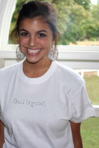 852423002662 God Is Good Rhinestone (2XL T-Shirt)