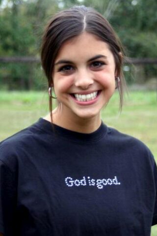 852423002693 God Is Good Rhinestone (Large T-Shirt)