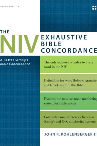 9780310262930 NIV Exhaustive Bible Concordance Third Edition