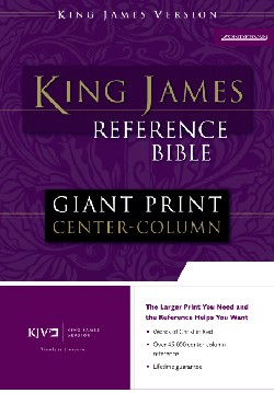 9780310931782 Giant Print Center Column Reference Bible