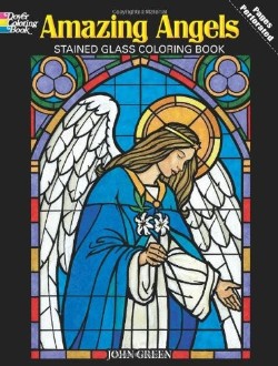 9780486480473 Amazing Angels Stained Glass Coloring Book