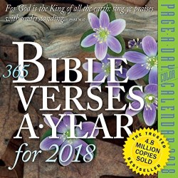 9780761193340 2018 365 Bible Verses A Year Page A Day Calendar