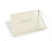 9780805467215 Small Guest Book With Pen Cream