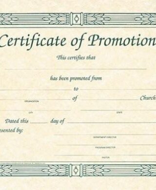 9780805472936 Certificate Of Promotion