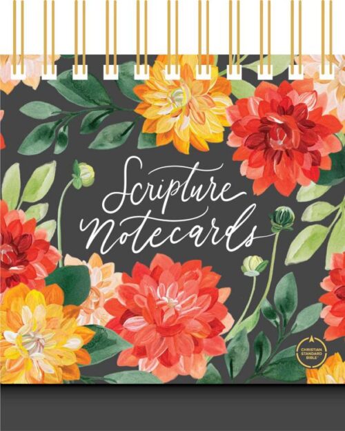 9781087755243 CSB Scripture Notecards Hosanna Revival Edition Dahlias