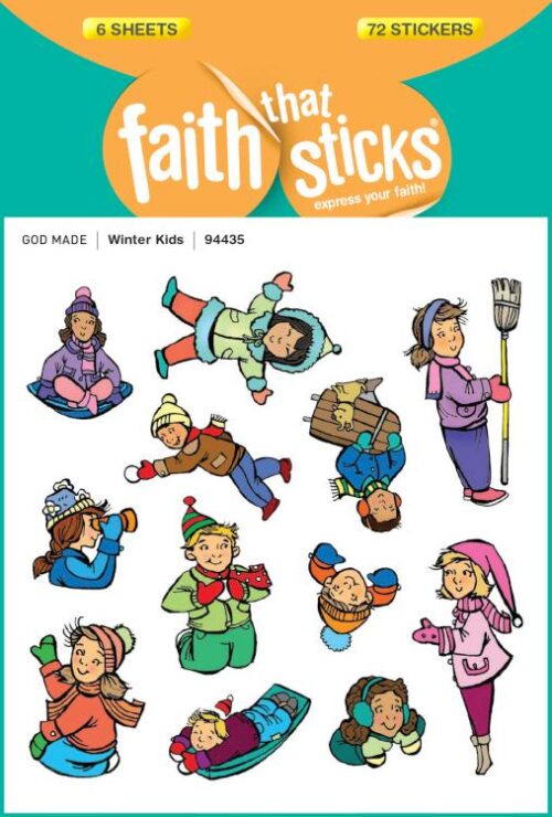 9781414394435 Winter Kids Stickers