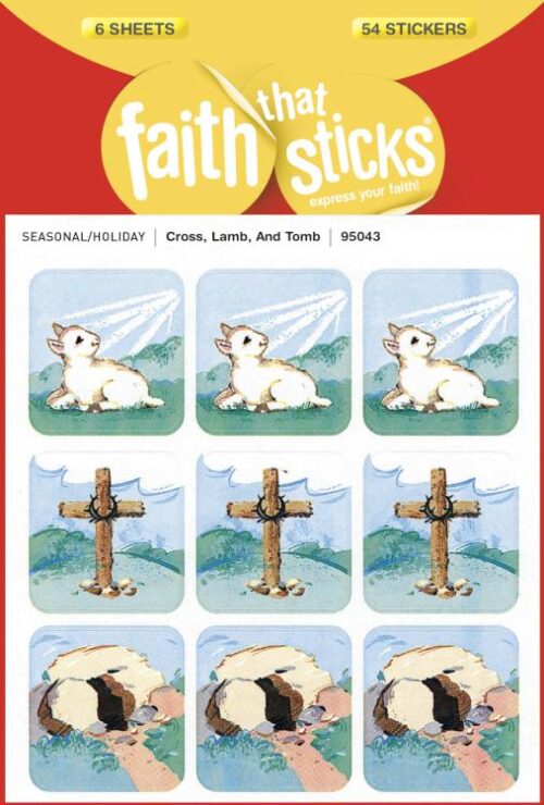 9781414395043 Cross Lamb And Tomb Stickers