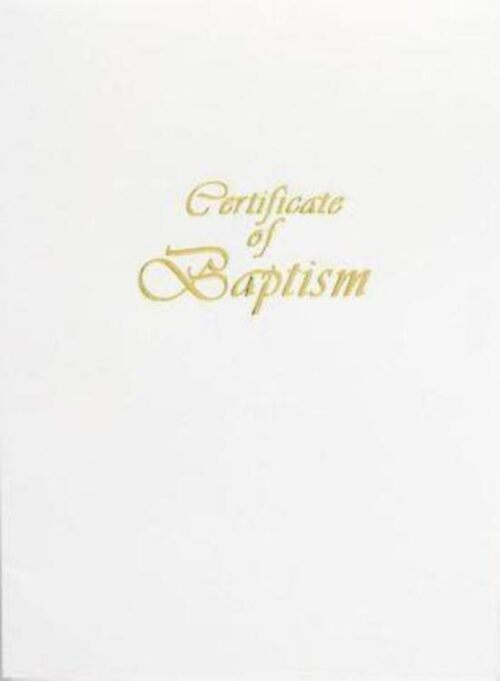 9781426710575 Contemporary Steel Engraved Adult Youth Baptism Certificate