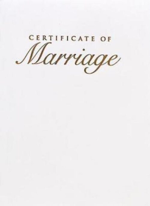 9781426758270 Abingdon Select Collection Marriage Certificate