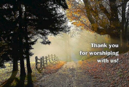 9781426774096 Thank You For Worshiping With Us