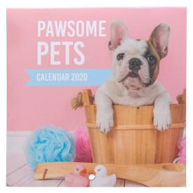 9781432130442 Pawsome Pets Small Wall Calendar 2020