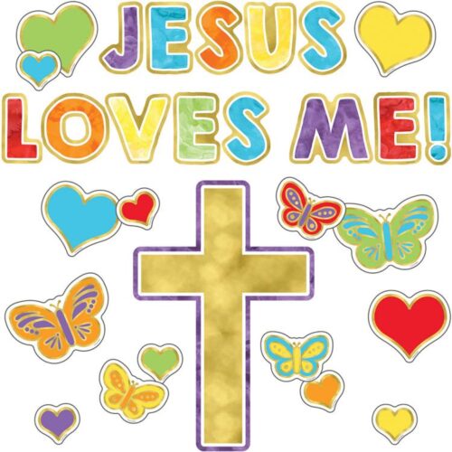 9781483853697 Jesus Loves Me Mini Bulletin Board Set