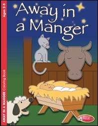 9781593174422 Away In A Manger Coloring Book