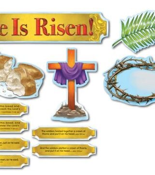 9781600222009 He Is Risen Bulletin Board