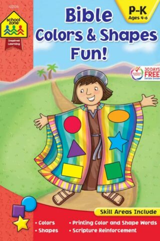 9781601599018 Bible Colors And Shapes Fun P-K Ages 4-6