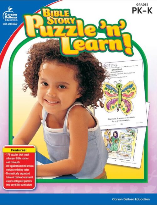 9781604181111 Bible Story Puzzle N Learn Grades PK-K