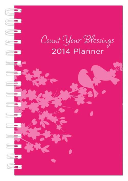 9781624161933 Count Your Blessings 2014 Planner Pink