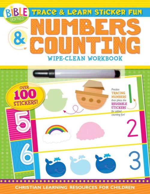 9781630584412 Trace And Learn Sticker Fun Numbers And Counting Wipe Clean Workbook