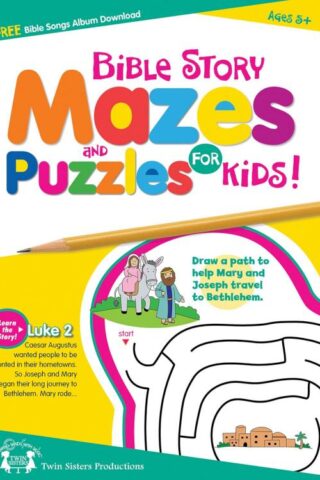 9781630588045 Bible Story Mazes And Puzzles For Kids Ages 5 Plus