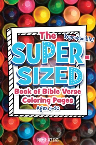 9781649380036 Super Sized Book Of Bible Verse Coloring Pages Ages 5-10