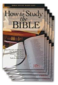 9781890947644 How To Study The Bible Pamphlet 5 Pack