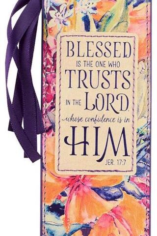 1220000136830 Blessed Is The One Faux Leather Jeremiah 17:7