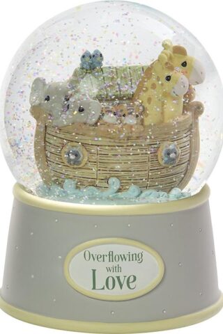 842181106276 Noahs Ark Musical Snow Globe