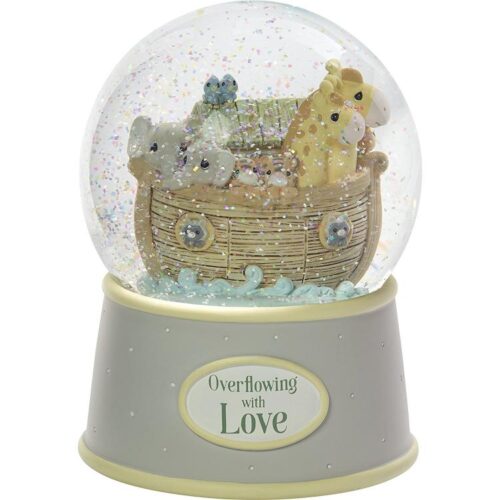 842181106276 Noahs Ark Musical Snow Globe