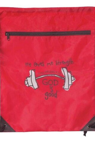 603799004619 God Is Good Barbells Nylon Sling Bag