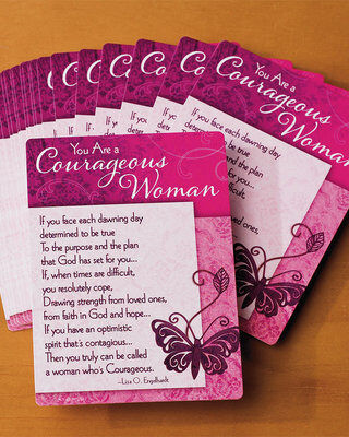 095177567111 Courageous Woman Prayer Card