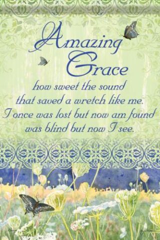 096069454045 Amazing Grace Garden Flag